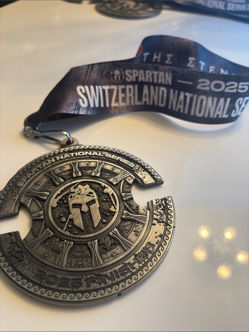 Spartan Switzerland National Series Beast Finishers Medal 2025